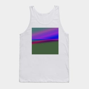 GREEN PINK TEXTURE ART Tank Top